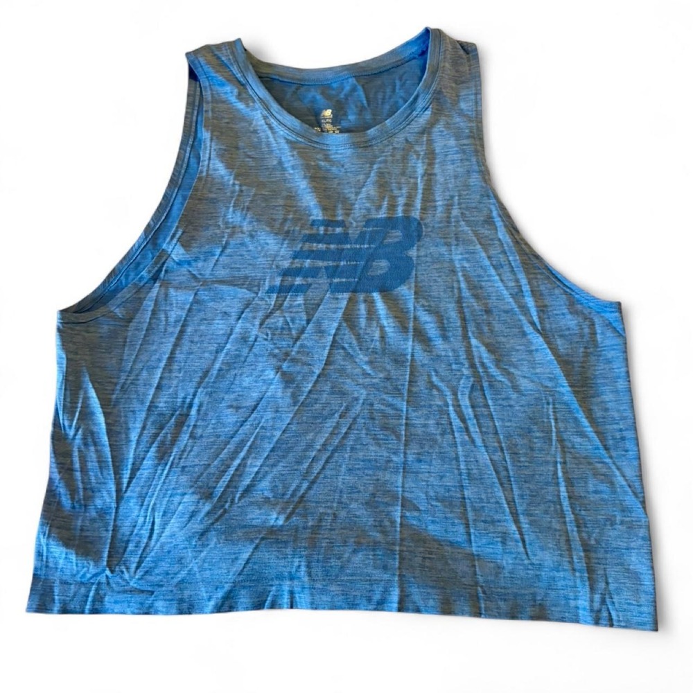 New Balance Blue Athletic Sports Women's Tank Top